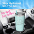 60th Birthday Tumbler - 60 Years Fabulous - Stainless Steel Tumbler Cup with Straw and Lid - Insulated Mug for Mom Birthday - 60th Birthday Party ...