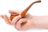 Dr. Watson - Wooden Tobacco Pipes, Set of 3, Classic Shape, Handmade from Natural Wood...