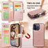 Harryshell Compatible with iPhone 13 Pro Max 6.7 inch 5G 2021 Wallet Case Detachable Magnetic Cover Zipper Cash Pocket Multi Card Slots Holder Wri...