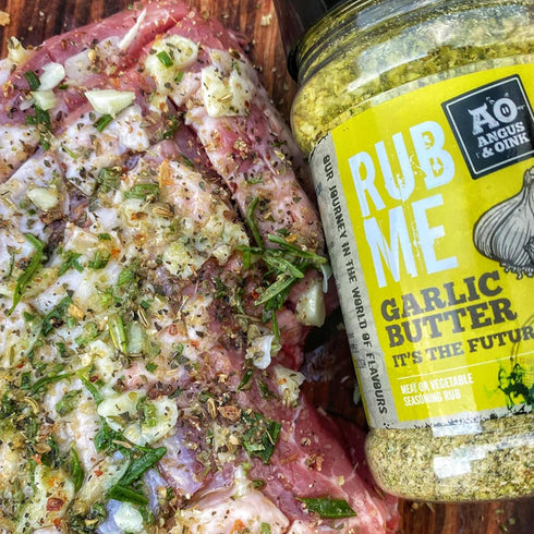 Angus & Oink | Garlic Butter Rub | Garlic and Herb Powder Seasoning Rub | Perfect For Chicken, Fries and Potatoes | Gluten-Free, No Preservatives ...