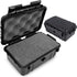 CASEMATIX 8" Waterproof Small Hard Case with Customizable Foam for Portable Electronics, Tools and Accessories - Hard Shell Small Plastic Case wit...