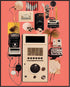 Posterizer 1 pcs-pink vintage collage with old timey devices-Abstract & Modern Art-Retro Art-Gift for Art Lovers- UNFRAMED Wall Art...