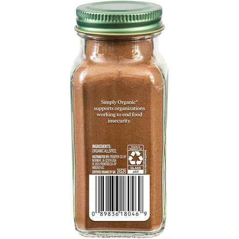 Simply Organic Allspice, Organic, 2.57 Ounce...