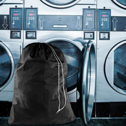 Super Z Outlet Nylon Laundry Bag Drawstring Locking Closure Machine Washable for Clothing Basket Hamper Replacement...