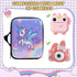 Waterproof Camera Case,Digital Storage Bag for Kids Girls Boys Ages 8-10 Small,Purple Unicorns Toy Instant Print Cameras Holder Bag,Video Print Se...