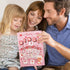 Valentines Day Large Size Bingo Game Card for Kids/Adults, 24 Players - Valentine Game for Family/School Classroom/Large Group, Valentine Party Fa...
