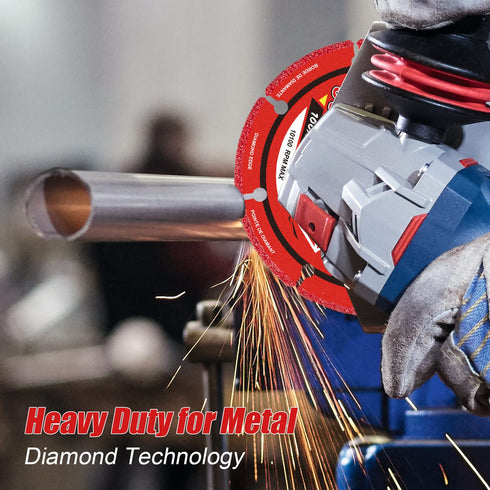EZARC Diamond Cutting Wheel 6'' x 7/8 Inch for Metal, Cut Off Wheel with 5000+ Cuts on Rebar, Steel, Iron and INOX...