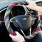 OceeK Car Steering Wheel Cover 15 inch Steering Wheel Cover for Car Cloth Steering Wheel Covers for Women Steering Wheel Cover 15 inch Universal B...