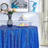 Hahuho 50x50 inch Square Sequin Tablecloth Royal Blue, Glitter Tablecloth for Bridal Shower Decorations, Birthday, Wedding, Dessert, Banquet?50x50...