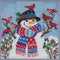 Winter Welcome Beaded Counted Cross Stitch Kit Mill Hill Buttons & Beads 2019 Winter Series MH141931...