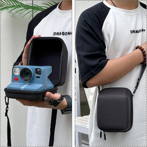 Protective Case for Polaroid OneStep, OneStep+, Onestep 2,Now, Now+ Gen 2, I-Type Instant Film Camera - Hard Shell Camera Case with Adjustable Sho...
