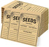 100pcs Seed Packets Envelopes - Seed Storage Envelopes - Vegetable Seeds Saving Envelopes - Self Sealing Kraft Envelopes for Seed Organizer - 3.1 ...