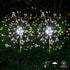 JJGoo Solar Garden Lights Solar Firework Lights, 2 Pack 120 LEDs 2 Lighting Modes Solar Lights Outdoor Waterproof for Patio Walkway Pathway Party ...