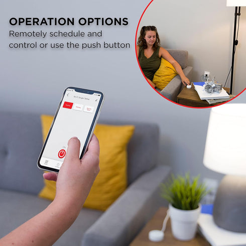 UltraPro Smart Plug WiFi Outlet with Tether, Smart Outlet, Smart Home, Smart Switch, Works with Alexa, Google Home, No Hub Needed, ON/Off Switch, ...