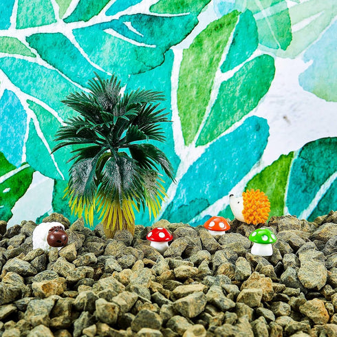 100 Pieces Mini Resin Animals Miniature Panda Figurine Garden Animal Figurine Miniature Duck Figurine Micro Landscape Fairy Dollhouse Ornament for...