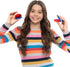 ArtCreativity Wooden Finger Castanets for Kids - Set of 8 - Music Toys for Kids with Stretchy String for Easy Holding - Simple to Play Musical Ins...