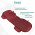 X AUTOHAUX Car Back Seat Cushion Wine Red Breathable PU Leather Universal Car Interior Seat Protector Mat Pad Fit Most Car Truck SUV & Van...