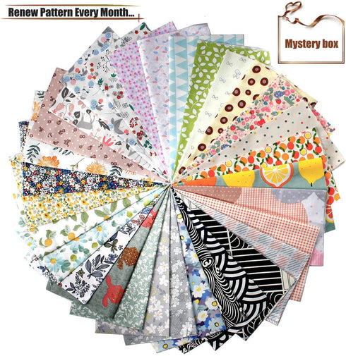Precut Fabrics for Quilting no Repeat Design Printed Floral Cotton Fabric for Patchwork Squares Bundles for Craft DIY /45pcs 10" x 10“...