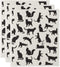 DII Swedish Dishcloths for Kitchen & Cleaning, Reusable, Machine Washable & Dishwasher Safe, Biodegradable, 7.75 x 6.75, Cats, 3 Piece...