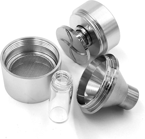 Kitchen Spice Grinder?Superfine Grinding?Pepper Grinder Set, Silver 2.2 inch...