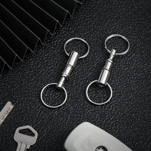 eBoot Detachable Pull Apart Key Rings Keychains (2 Pack)...