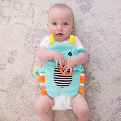 Dr. Brown's Gripebelt Heated Belly Band, Soothe Baby's Tummy with Gentle Warmth and Compression, Monster, 3m+, Blue...