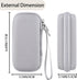 co2CREA Hard Case Compatible with Anker MagGo 3-in-1 Charging Station Qi2 Certified 15W MagSafe-Compatible Wireless Charger Stand, White Case......