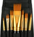 Paint Brush Set, 7 Artist Brushes for Painting with Acrylic, Gouache, Oil and Watercolor. Professional Art Quality on Canvas, Wood, Face and Model...
