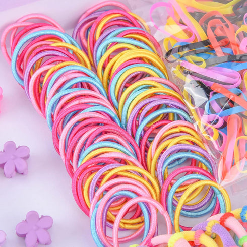 880PCS Hair Accessories Set for Girls Hair Clip Hair Tie Set Elastic Hairbands Rubber Bands Flower Hair Clip Metal Snap Hair Clips for Girs Teens ...