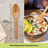 100% Biodegradable Spoons Made of Vegetable Fibers, 100 PCS of 6.7” Long Heavy-Duty and Splinter Free Eco-Friendly Spoons, Perfect Sustainable Cut...