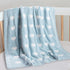 Kid Nation Super Soft Baby Blanket with Heart Blue 30 x 40 inch...