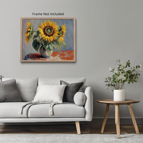 Posterizer 1 pcs-floral- plants design for nature lovers-oil painting style 4-Floral & Botanical Art-Landscape & Nature Art-Decor for Home & Offic...