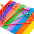 100 Pcs Colorful Flexible Plastic Straws, Disposable Bendy Straws, 10.2" Long and 0.23'' Diameter, BPA-Free...