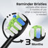 Replacement Brush Heads 10 Pack Compatible with AquaSonic Black Series, Vibe Series, Black Series Pro, Duo Series Pro Electric Toothbrush, Black...