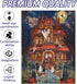 Halloween Fright Night 500 Pieces Jigsaw Puzzles for Adults, Halloween Decoration for Family Party Holiday...