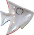 Cactus Canyon Ceramics Spanish 3-Piece Fish Wall Hanger Set, Negro...