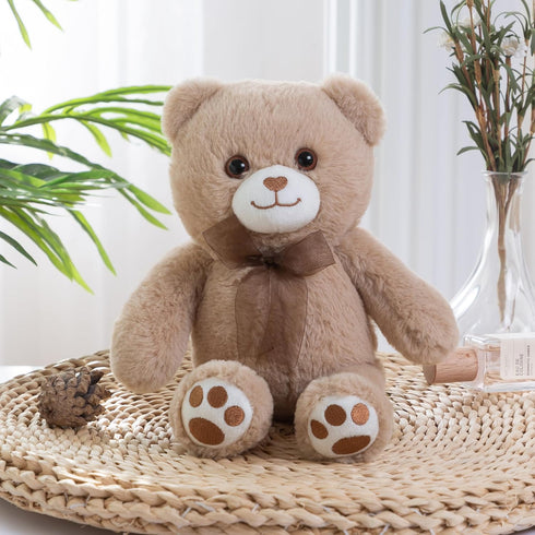 Brown Teddy Bear Stuffed Animal Small Teddy Bear with Heart Plush Toys Stuffed Animals for Her Cute Stuffed Animals Teddy Bears Stuffed Bear Plush...