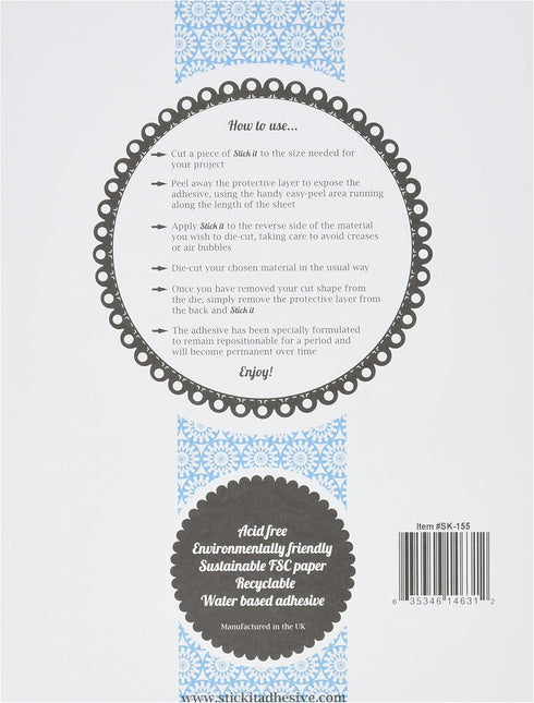 Stick It Die-Cut Adhesive (5 Sheet Pack - 8" X 6")...