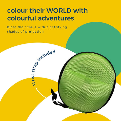 BANZ Baby Earmuff Case 0-36 Months – Lime - Travel Case for Baby & Toddler Headphone Protection – Lightweight, Compact & Durable Earmuff Container...