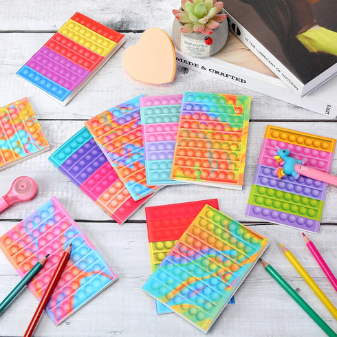50 Pcs Fidget Mini Notebooks 4.92 x 3.35 Inch Small Pocket Notebooks Lined Notepad Portable for Students School Office Notebook Kids School Gifts ...