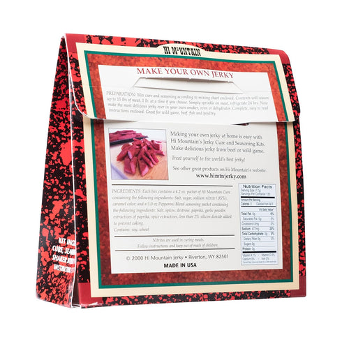 Hi Mountain Jerky Cure & Seasoning Kit - PEPPERONI BLEND...