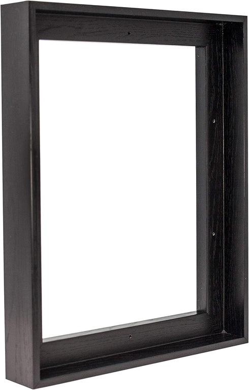Canvas Floating Frame, Picture Wall Art Painting Frame for Finished Canvas Painting 1-1/4 Deep Picture Art Wall Decor. (Black, 8x10)...