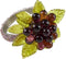 Beaded Napkin Rings With Flower And Leaves (Set of 4)...