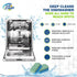 True Fresh Dishwasher Cleaner & Deodorizer Tablets 18-Pack, 20g Each - Powerful Limescale & Odor Removal - Deep Clean for Sparkling Dishwashers - ...