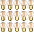 G40 Low Watt Light Bulb Edison LED Bulb Mini Globe Light Bulbs 1W Equivalent to 10Watt Incandescent E26 Screw Base Led Bulbs Ultra Warm White 2200...