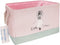 LANGYASHAN Rectangular Storage Bin Collapse Canvas Fabric Cartoon Storage Basket with Handles for Organizing Home Kitchen Boys and Girls Toys Offi...