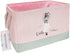 LANGYASHAN Rectangular Storage Bin Collapse Canvas Fabric Cartoon Storage Basket with Handles for Organizing Home Kitchen Boys and Girls Toys Offi...