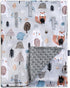 Baby Blanket for Boys Girls Super Soft Blanket,Fluffy Warm Lightweight Baby Receiving Blankets,Double Layer with Dotted Backing for Toddler Nurser...