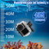 PCTC 45M(148ft) Waterproof Case for DJI Osmo Action4, Accessories for DJI Osmo Action3/4 Waterproof Case,Protective Underwater Dive Housing Shell ...