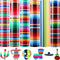 Cinco De Mayo Printed Transfer Vinyls HTV Mexican Design Heat Transfer Vinyls Serape Pattern Vinyls Striped Vinyl Sheets for Mexican Fiesta Theme ...